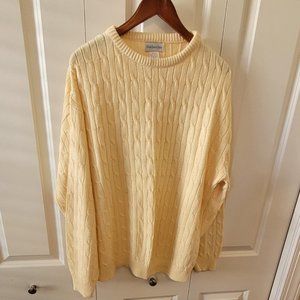 Mark, Fore & Strike Cotton Cable-Knit Crew-Neck Pullover. Size L. NWOT